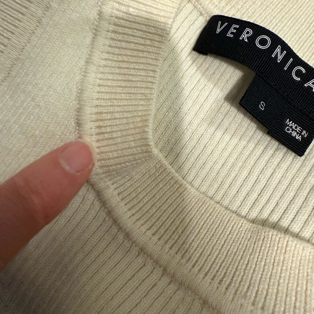 Veronica Beard Prescott Off-Shoulder Sweater - Picture 7 of 7